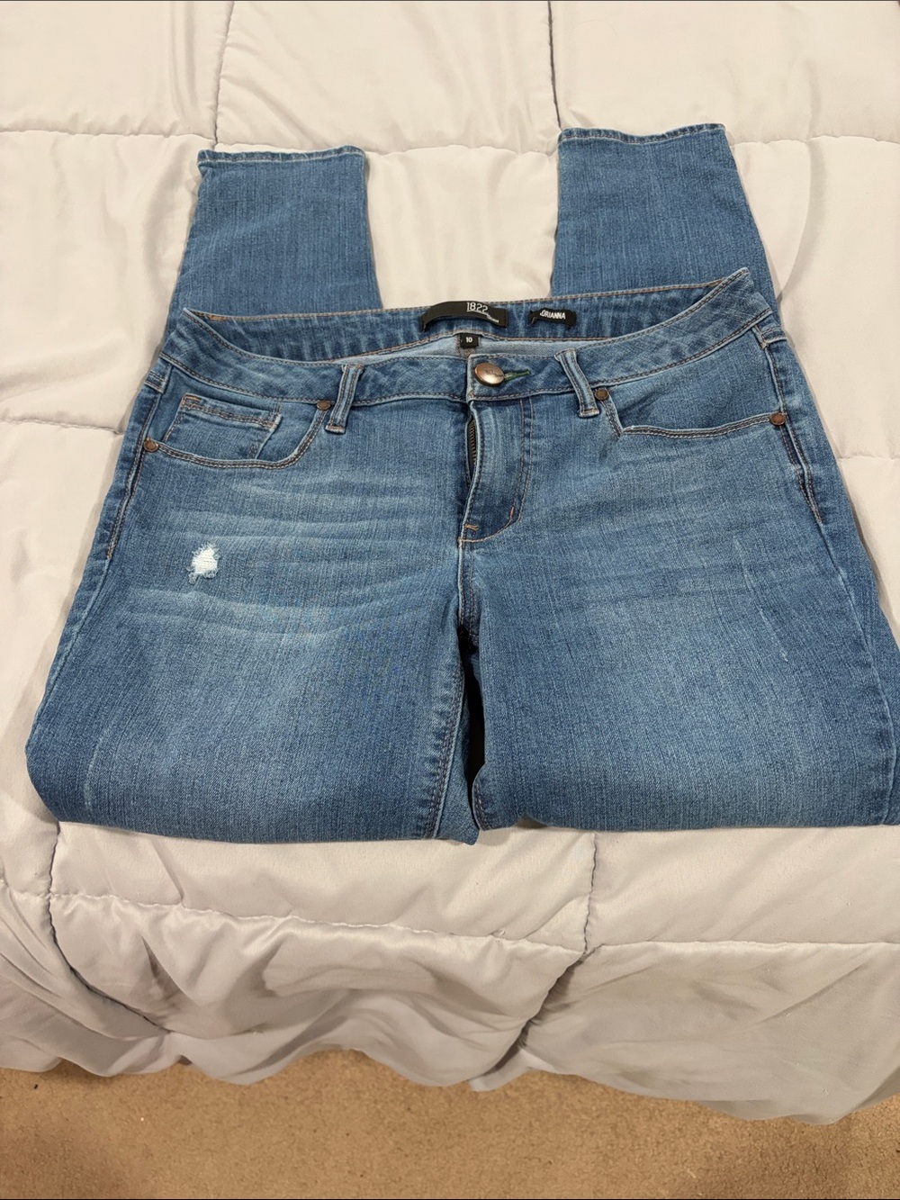 1822 Denim Light Blue Skinny Jeans